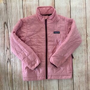 Patagonia Kids Light Pink Puffer Jacket